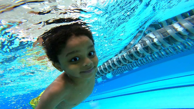 ISR swimmer underwater